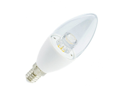 Лампа светодиодная Ecola свеча E14 8W 2700K 2K 105x37 прозр. с линзой Premium C4QW80ELC