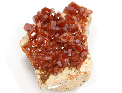 Ванадинит, кристаллы на породе, Марокко (53*37*25 мм, 60 г) №35889