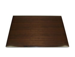 Walnut Veneer with Walnut Wood Edge (Rectangular Table)
