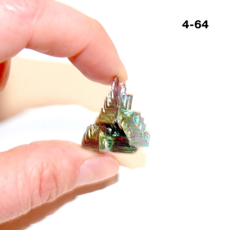 Висмут выращенный (кристалл) №4-64: 8,8г - 23*17*13мм