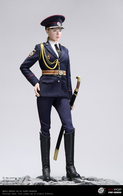 Сотрудница конной полиции МВД РФ - Коллекционная ФИГУРКА 1/6 Russian Police Force Female Mounted Police (EX055) - POPTOYS