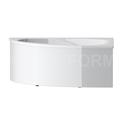 Astra-Form ванна Тиора правосторонняя 155/105 см белая