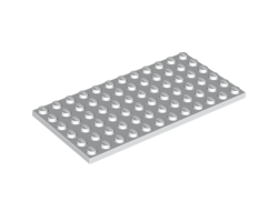 Plate 6 x 12, White (3028 / 302801 / 4120020)