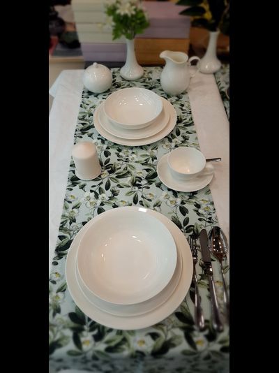 Тарелка закусочная Белая коллекция 23 см