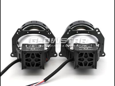 Билед модули Aozoom X3 2024 3.0 дюйма, 2 чипа, 5500K, 12V, 70W/79W, крепление 3R (комплект, 2шт)