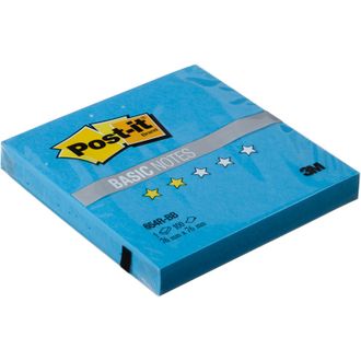 Блок-кубик Post-it Basic 654R-BB, 76х76, голубой (100 л)