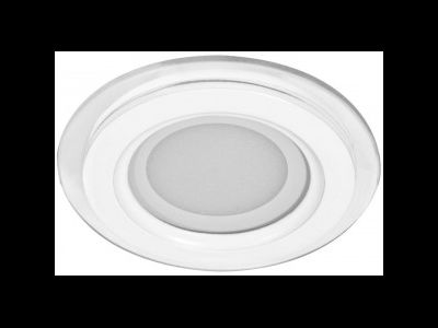 Светильник встраиваемый Feron даунлайт 6W(480lm) 4000K 4K подсветка 4K круг 100(75)x35 белый AL2110 27850