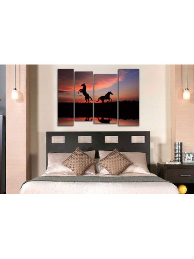 Модульная картина "Два коня"