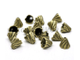 шапочки для бусин "Колокольчик изгиб", цвет-античная бронза, 3 шт/уп
