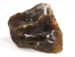 Сердолик, карнеол, необработанный "дикий" образец, Амурская область, р.Зея (83*62*44 мм, 313 г) №35347