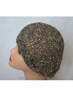 серый летний берет вязаный женский Vizio Италия