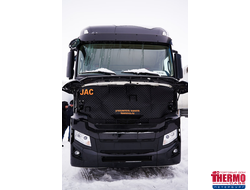 Утеплитель капота-решетки радиатора JAC K7 (3-слойный)