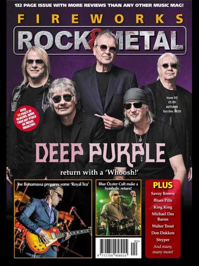 Fireworks Rock And Metal Magazine Issue 92 Deep Purple Иностранные музыкальные журналы, Intpressshop