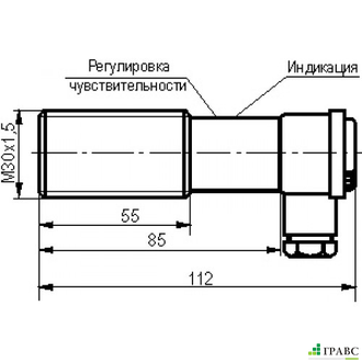 Емкостный датчик CSB AT81A5-01G-10-L