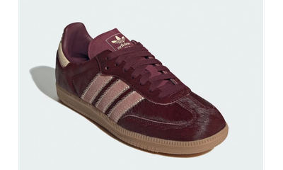 Adidas Samba OG Pony Maroon Sand Strata