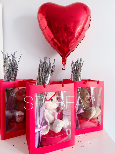 Подарочный набор №18 - Зайка на выбор, Лаванда, Киндер бокс средний