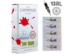 (УЦЕНКА) 13RL/0,35 mm - Round Liner "BIG-WASP"(PRESTIGE GREY)