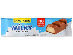 Молочный шоколад со сливочной начинкой, 34г (SNAQ FABRIQ)