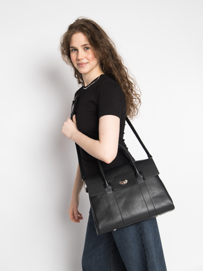 Деловая сумка Valenza Premium black (арт. 5076-51)
