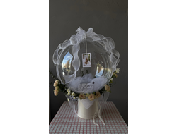 Шар-бокс с вашим подарком и фотографией