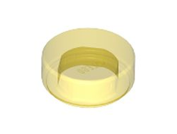Tile, Round 1 x 1, Trans-Yellow (98138 / 4650500 / 6274740)