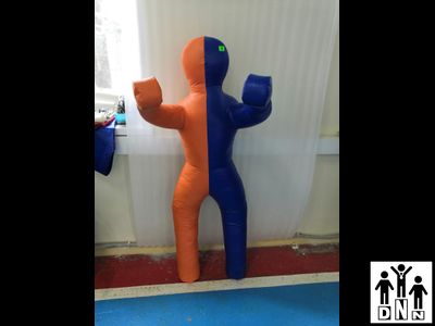 Манекен для борьбы двуногий МДБТ 2 (высота 1,3 м, вес 15-20 кг, тент) DNN