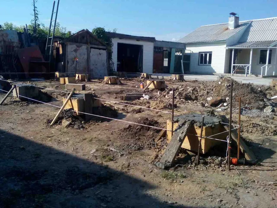 Фундамент на буронабивных сваях