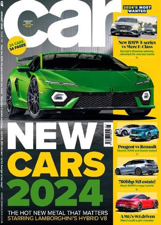 Car Magazine January 2024 New Cars 2024, Иностранные журналы об автомобилях в Москве, Intpressshop
