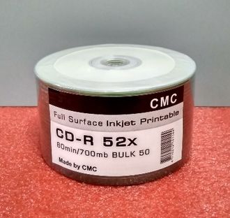 CD-R 80 52x Bulk/50 Full Ink Print (CMC)