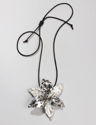 Подвеска "Лилия" серебро