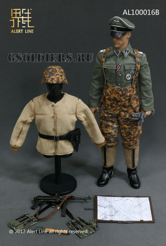 Купить онлайн коллекционную фигурку немецкого офицера (Officer Equipment) от ALer Line в масштабе