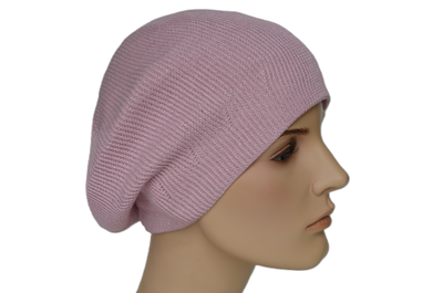 Осенний женский берет вязаный