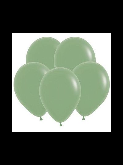 Воздушный шар с гелием "Эвкалипт пастель" 30 см