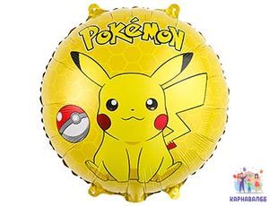 Шар Пикачу  46  см ( шар + гелий + лента)