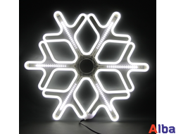 Снежинка неоновая с динамикой D60