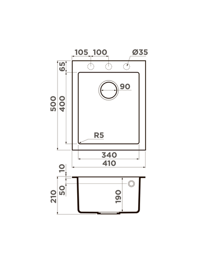 Мойка OMOIKIRI Bosen 41A WH