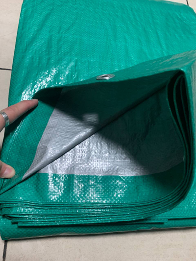 Тент Тарпаулин 8 x 12 м, 120 г/м2, шаг люверсов 0,5 м строительный защитный укрывной купить в Москве