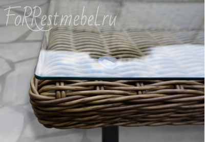 Стол плетеный Opal 210 см