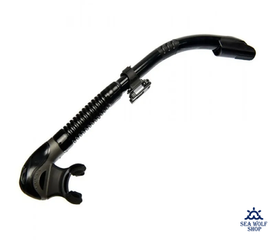 Маска для дайвинга с трубкой Sargan Агидель BLACK, комплект