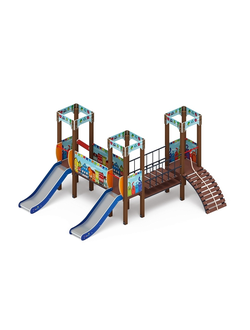 «Королевство» (Коты) ДИК 1.15.03-01 H=900 игровой комплекс