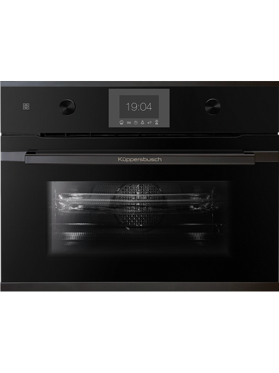 Компактный духовой шкаф с микроволнами Kuppersbusch CBM 6350.0 S2 Black Chrome