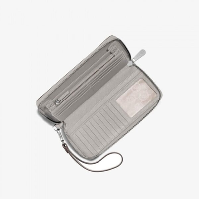 Кошелёк Michael Kors Jet Set Travel Saffiano Leather Continental Pearl Grey