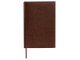 Ежедневник недатированный А5 (138х213 мм) BRAUBERG "Profile", балакрон, 136 л., коричневый, 123428