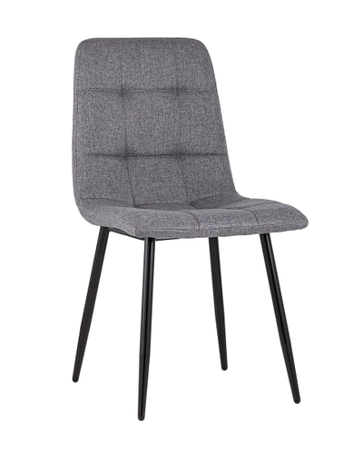 Стул Дублин, ткань серая (УВ777-16), строчка квадрат