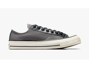 Converse gray leather hotsell