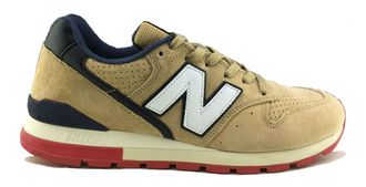 New Balance 996 Beige Suede White Black (41-45) Арт. 053МF