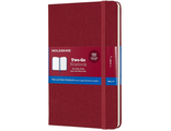 Записная книжка Moleskine Two-Go (Medium 11,5 x 17,5 см), бордовый