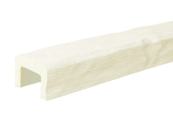 Декоративная балка из полиуретана. Полиуретановая фальшбалка Country Decor рубленая под покраску