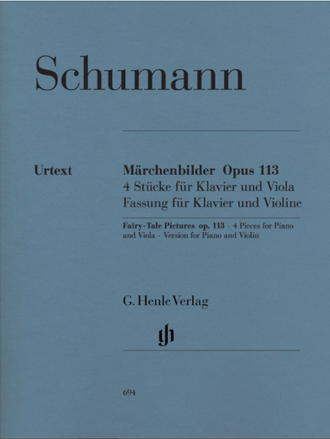 Schumann: Fairy-Tale Pictures op. 113, Version for Violin