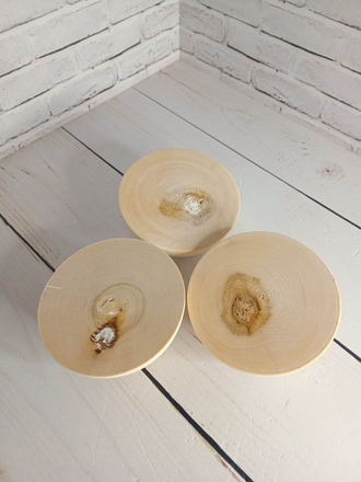 Половина шара 9 см (полусфера) 2 сорт заготовка деревянная